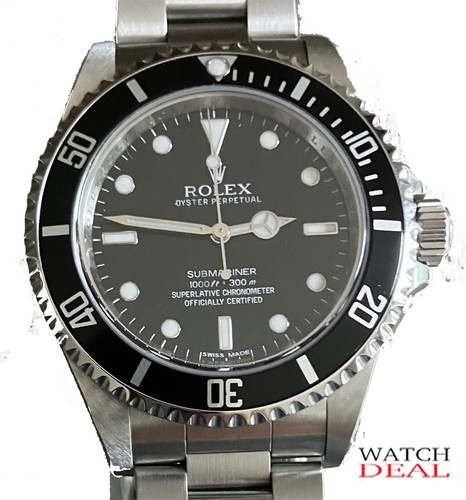 Rolex submariner 14060m full - rolex,